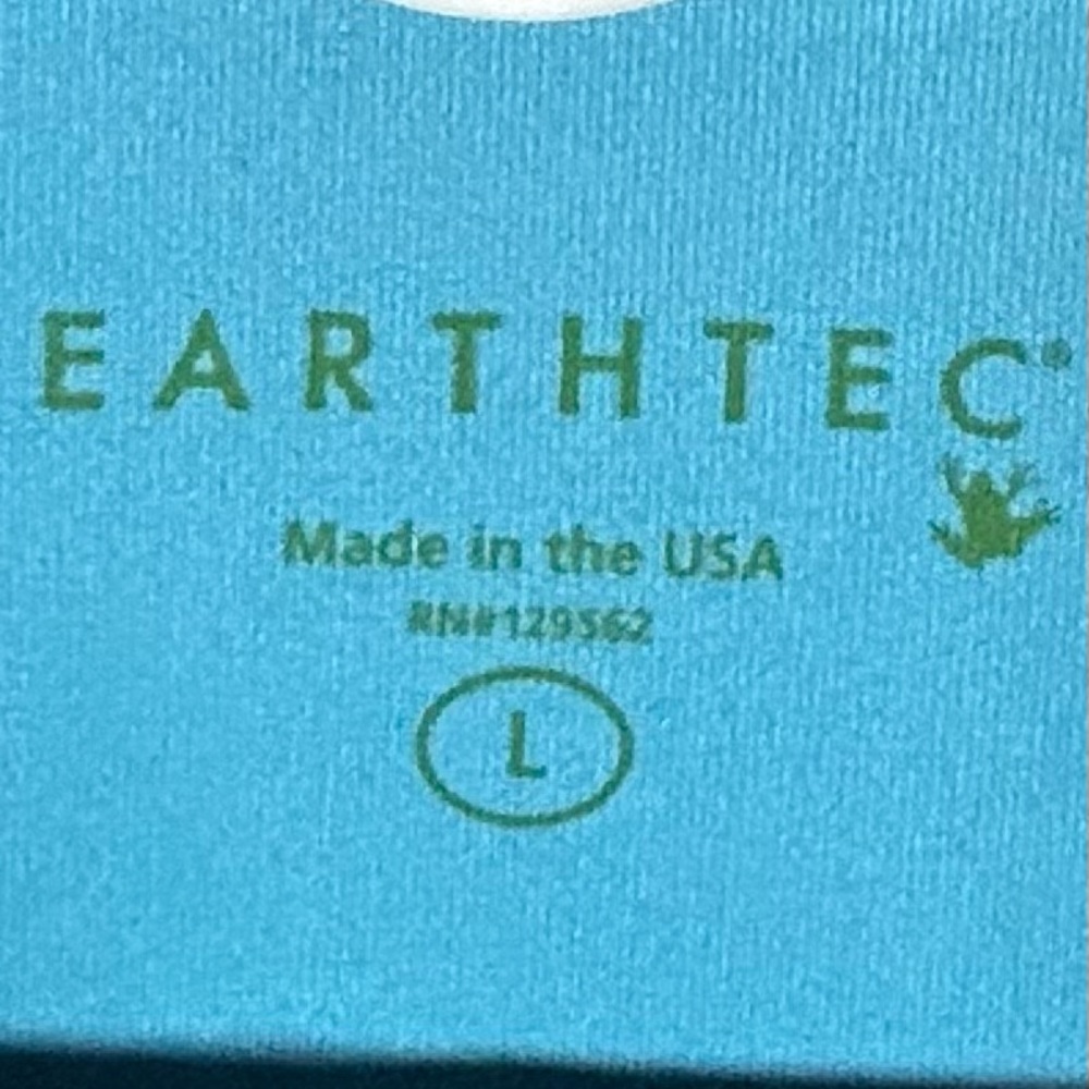 Women's Teal EarthTec V-Neck Dress Size Large - Picture 5 of 6